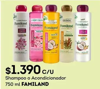 Tottus Shampoo o acondicionador familand oferta