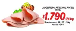 Mayorista 10 Jamon pierna artesanal winter granel oferta