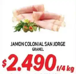 Mayorista 10 Jamon colonial san jorge granel oferta