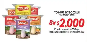 Mayorista 10 Yoghurt batido colun variedades oferta