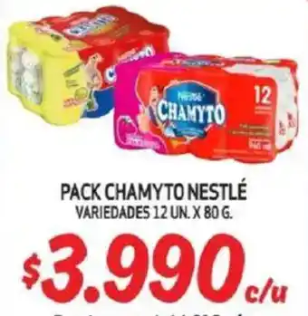 Mayorista 10 Pack chamyto nestlé variedades oferta