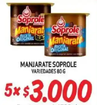 Mayorista 10 Manjarate soprole variedades oferta