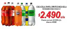 Mayorista 10 Coca cola, fanta, sprite o inca kola variedades desechable oferta