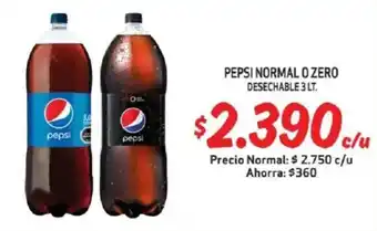 Mayorista 10 Pepsi normal o zero desechable oferta