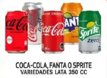 Mayorista 10 Coca-cola, fanta o sprite variedades lata oferta