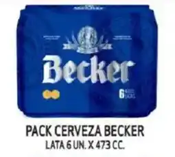 Mayorista 10 Pack cerveza becker lata oferta
