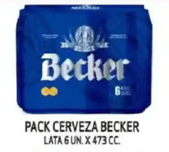 Mayorista 10 Pack cerveza becker lata oferta