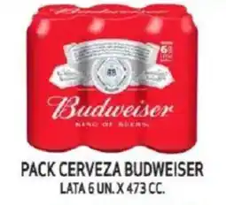 Mayorista 10 Pack cerveza budweiser lata oferta