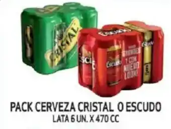 Mayorista 10 Pack cerveza cristal o escudo lata oferta