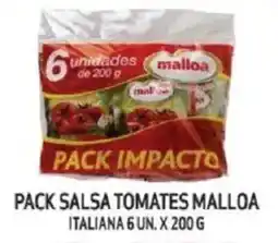 Mayorista 10 Pack salsa tomates malloa italiana oferta