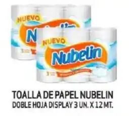 Mayorista 10 Toalla de papel nubelin doble hoja display oferta