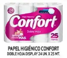 Mayorista 10 Papel higiénico confort doble hoja display oferta