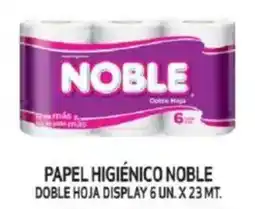 Mayorista 10 Papel higiénico noble doble hoja display oferta