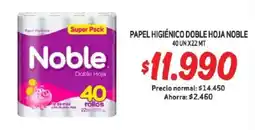 Mayorista 10 Papel higiénico doble hoja noble oferta