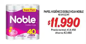 Mayorista 10 Papel higiénico doble hoja noble oferta