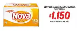 Mayorista 10 Servilleta clásica cóctel nova paquete oferta