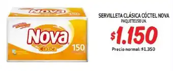 Mayorista 10 Servilleta clásica cóctel nova paquete oferta