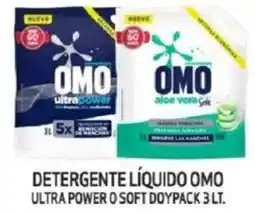 Mayorista 10 Detergente líquido omo ultra power o soft doypack oferta