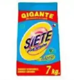 Mayorista 10 Detergente polvo siete premium matic oferta