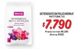Mayorista 10 Detergente en polvo merkat matic floral oferta