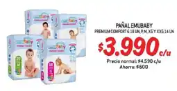 Mayorista 10 Pañal emubaby premium comfort oferta