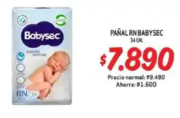 Mayorista 10 Pañal rn babysec oferta