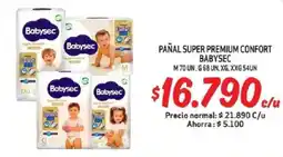 Mayorista 10 Pañal super premium confort babysec oferta
