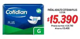 Mayorista 10 Pañal adulto cotidian plus G oferta