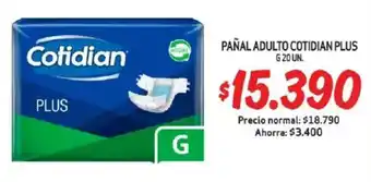 Mayorista 10 Pañal adulto cotidian plus G oferta