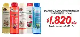 Mayorista 10 Shampoo o acondicionador familand variedades botella oferta