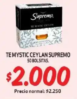 Mayorista 10 Te mystic ceylan supremo oferta