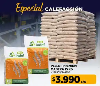 Construmart Pellet premium madera oferta