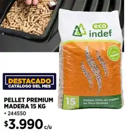 Construmart Pellet premium madera oferta