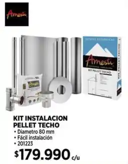 Construmart Kit instalacion pellet techo oferta