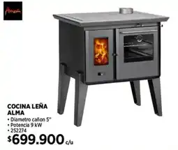 Construmart Cocina leña alma oferta