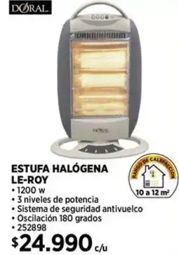 Construmart Doral estufa halogena le-roy oferta