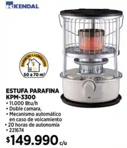 Construmart Kendal estufa parafina KPM-3300 oferta