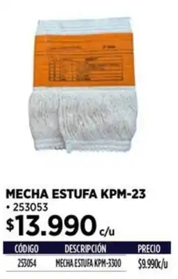 Construmart Mecha estufa KPM-23 oferta