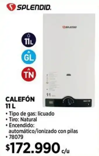 Construmart Splendid calefón oferta
