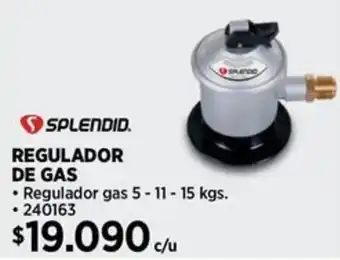 Construmart Splendid regulador de gas oferta