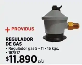 Construmart + providus regulador de gas oferta