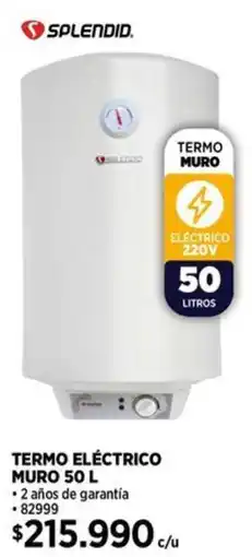 Construmart Splendid termo eléctrico muro oferta