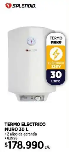Construmart Splendid termo eléctrico muro oferta