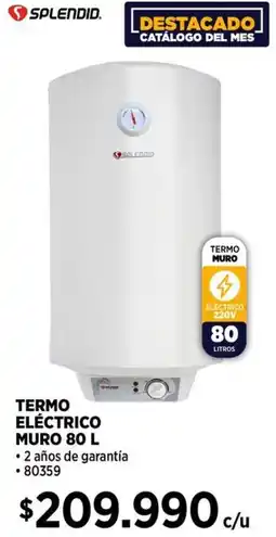 Construmart Splendid termo eléctrico muro oferta