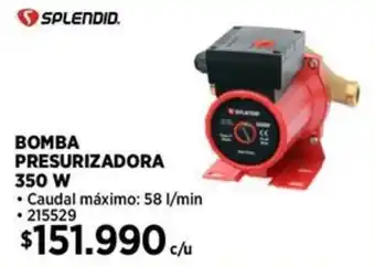 Construmart Splendid bomba presurizadora oferta