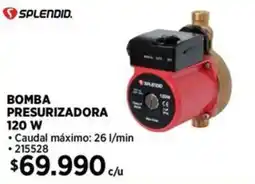 Construmart Splendid bomba presurizadora oferta