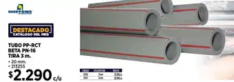 Construmart Hoffens tubo pp-rct beta pn-16 tira oferta