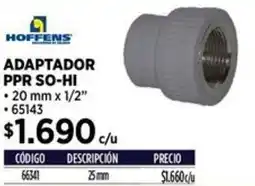 Construmart Hoffens adaptador ppr so-hi oferta