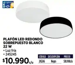 Construmart Plafón led redondo sobrepuesto blanco oferta