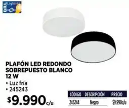 Construmart Plafón led redondo sobrepuesto blanco oferta